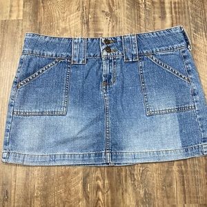 Y2K L.E.I. Jean Denim Mini Skirt